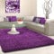 Muratap Teppich Wohnzimmer Weich - Basic Shaggy - Hochflor Teppich Wohnzimmerteppich, Schlafzimmerteppich Pflegeleicht und Fusselfrei - Große: 60x110 cm - Farbe: Violett