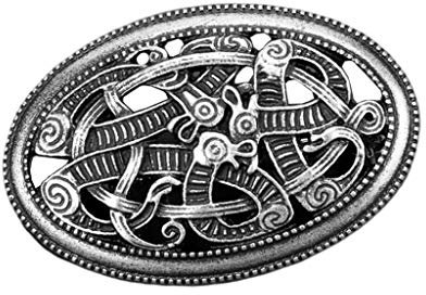 Broche viking médiévale nordique viking châle manteau cape broche vintage bijoux argent 2, Type 8., moyen