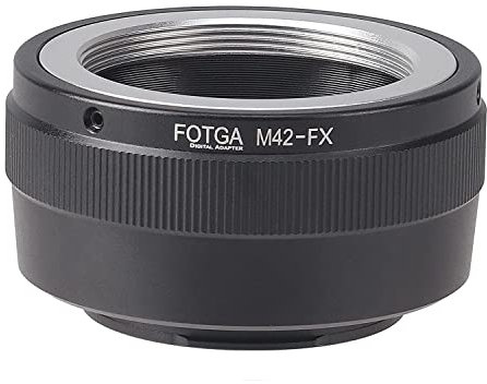Hersmay M42-FX Objektivadapter 42mm Schraube auf Fuji FX Mount für Fujifilm X-H1 X-E3 X-T10 X-T1 X-T2 X-T20 X-T30 X-T40 X-Pro1 X-Pro2 X-M1 X-A1 X-A2 X-A3 X-A5 X-A10 X-A20 X-E1 X-E2 X-E2S Kamera