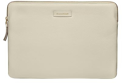 dbramante1928 - Paris+ Laptophülle Leder - MB Pro 13 - Kompatibel für MacBook Pro - (20)/Air(20) - Laptop Sleeve Leder - Laptop-Hülle - Gepolsterter Innenraum - Hochwertigem Leder - SandDune