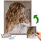 Yihariye Peinture Par Numero Adulte, Personnalisé Votre Propre Photo Kits De Peinture Au Numéro, Avec Peintures Et Pinceaux/Diy Décoration De Maison/Différentes Tailles (Sans Cadre)