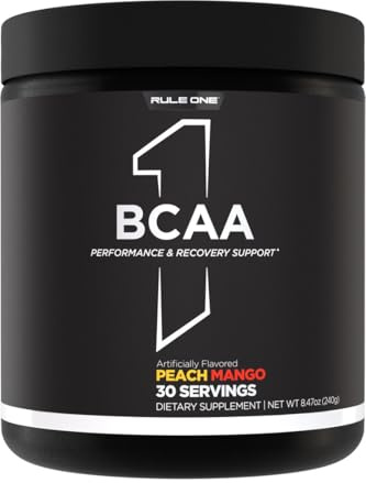 Rule1 R1 BCAA Powder Peach Mango 255 g