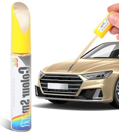 Flaconi Peinture Voiture,Peinture Voiture Carrosserie,Stylo Peinture Voiture,Stylo Reparation Rayure Voiture,Stylo Retouche Peinture Voiture,Anti Rayure pour Carrosserie Moto (Or)