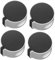 OSALADI 2sets Oven Control Knobs Metal Stove Knobs Replacement for Gas Hob (0 Degree) 4pcs*2