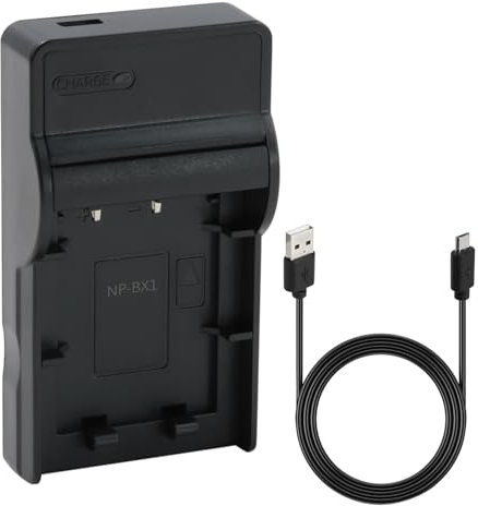 NP-BX1 USB Charger for Sony Cyber-shot DSC-RX100 Series,DSC-HX90V,DSC-WX350,DSC-WX500 and More,Compatible with Sony NP-BX1 Battery Powershot,Fast Charging for Sony Digital Cameras