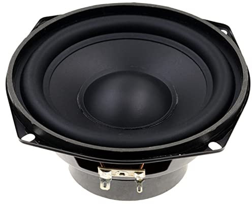 Klaisy Altavoz Subwoofer 5 25 Pulgadas Y 25W Columna Altavoz 4Ohm Rango Completo para Cine En Casa Bricolaje 1 Unidad