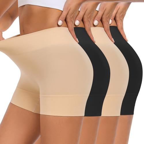 YADIFEN Radlerhose Damen Kurz für Kleid Short Leggings unter Kleidern Rock