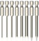 Rarapop Slotted Phillips Screwdriver Bit Set 8Pcs Flat Slotted and Phillips Cross Head 1/4 Inch Hex Shank 3 Inch/75 mm Length S2 Steel with Magnetic for Screwdriver Drill Impact Driver (8Pcs 75mm)