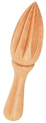Tiardey Wooden Manual Citrus Squeezer Lemon Squeezer Manual Juicer for Fresh Juice Wood Handheld Orange Lemon Lime Juicer for Kitchen and Bar
