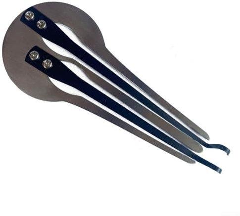 ZWEquipint Jaw Harp Jews Harp,Double Tone Ethnic Musical Instrument,Russian Harmonica,For Music Education,Stainless Steel Construction,Music Learning Instrument