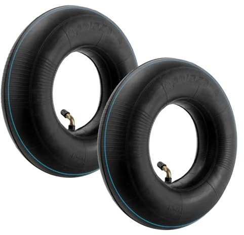 ZMDMAH 2 Pezzi Camera D'aria, 4.10/3.50-4 Camera D’Aria di Ricambio Ruota per Carriola Camera D'aria Carriola, Ruota Carriola per Carriola Carrello a Mano Falciatrici Trattore Tosaerba ATV Etc