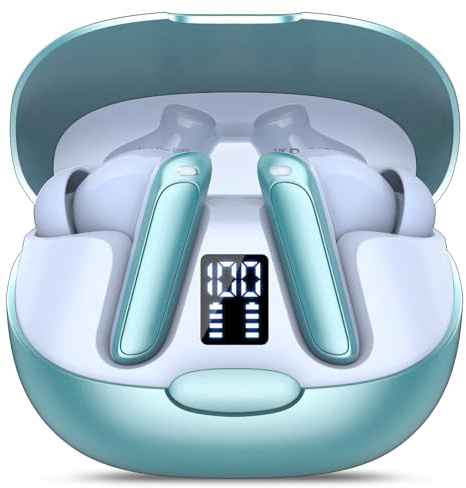 AI Cuffie Traduzione, Bluetooth 5.3 Traduttore Istantaneo Vocale con 164 Lingue, Auricolari di Traduzione con 5 modalità, Codice di Autorizzazione Permanente, Cuffie Bluetooth per Viaggi/Affari