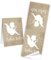 Logbuch-Verlag 25 Engel Weihnachtsaufkleber für Pakete und Tüten Frohes Fest Weihnachten Sticker Banderolen weiß beige 5 x 14,8 cm
