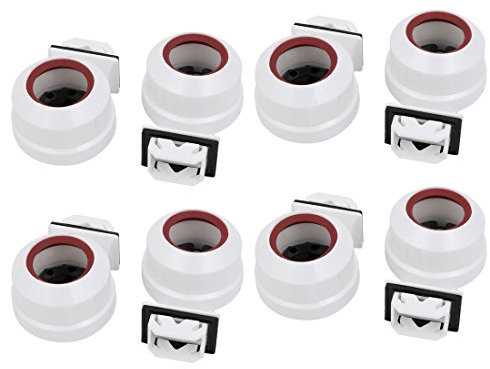 sourcing map 8Stk. T8/T12 Leuchtstoff Lampen Halter G13 Basis Einzelkopf Grabstein Lampenfassung AC 500V 2A für LED Leuchtstoffröhre