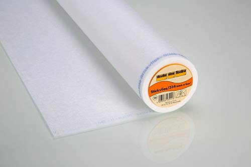 Vlieseline Stickvlies, näh- und ausreißbar, hilfreich als Unterlage für Applikationen, Stickerreien, individuelle Gestaltungsmöglichkeiten (0,90 m x 25 m)