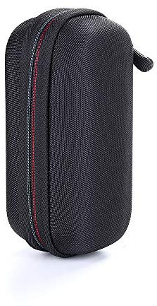Hard Travel Case Kompatibel mit AliveCor Kardia Mobile EKG Monitor/KardiaMobile 6L SnapECG Portable EKG Herzmonitor für Apple und Android Gerät mit Netztasche Handschlaufe (Schwarz)