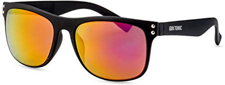 Gin Tonic Eckige Herren Sonnenbrille/Leichte Sonnenbrille mit verspiegelten Gläsern im sportlichen Design F2507480