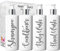 Print Maniacs Mrs Hinch Inspired White Personalised Pump Bottles Bathroom Kitchen Set Shampoo Conditioner (Grey)