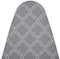 Encasa Homes Housse Table à Repasser avec Rembourrage en Feutre de 3 mm, Serrage par Cordon (Convient aux Planches Standard de X-Large de 135 x 45 cm), imprimé - Carrelage Gris
