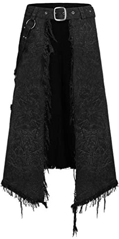 Punk Rave Denim Kilt - Nation Z (XXXL)