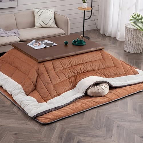 Kotatsu Tisch Heizung,Japanischer Warmer Tisch Tatami,Elektrischer Schreibtisch,Coffee Tables Beistelltisch,Computer Schreibtischheizung,Kaffee Tee Wohnzimmertisch Tisch,mit Decke Teppich Heizung ( Co
