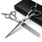 6 Zoll japanische friseurschere silberne Schlange texturierte Haar-Shop Friseurschere Friseurschere profi haarscheren set Haarschneider (7-inch 2pc)