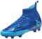 VTASQ Boys' Football Boots Kids Girls Turf High Top Spikes Non-Slip Junior Soccer Shoes Sports Shoes Soccer Athletics Training Shoes Outdoor Sneakers for Unisex Blue 2.5UK