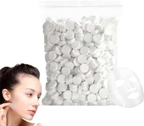 100 Uds. Almohadillas para mascarillas faciales DIY algodón compresión tela de algodón hoja de mascarilla desechable DIY mascarilla hoja mascarillas para el cuidado de la piel