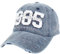 Alsino Unisex Baseball Cap BlackRebel im Retro Vintage Used-Look Größenverstellbar aus 100% Baumwolle, Motiv wählen:Cap-299 Jeans blau