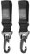 babycab Befestigungshaken Kinderwagen/Buggys 2er-Pack - um 360° drehbar - mit Klettverschluss zur Befestigung - belastbar bis 5kg