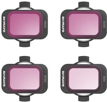 CAPART ND Filter Set for DJI Avata 2 Drone, Multi-Coated Camera Lens ND Filters ND8 ND16 ND32 ND64 (4 Pack)