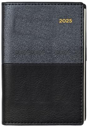 Collins Valour Planer 2025 – Taschenkalender mit Wochenansicht – Roségold – (VAL2SP3.99-25) – Professioneller Wochenplaner mit duostrukturiertem PU-Ledereinband