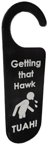 Ruwshuuk Türgriff-Schild-Aufhänger, Türgriff-Aufhängung, kreative Türanhänger, Acryl-Türhänger für Badezimmer, Schlafzimmer, Dekoration