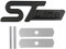YSRWTBBA EKHNMTCM 3D-Auto-Frontgrill-Kofferraum-Metall-Logo ST Line-Emblem, kompatibel mit MK3 MK2 MK4 S Max Fiesta ST Line-Aufkleber-Zubehör, einfach abziehen und abzi(Grill Full Black
