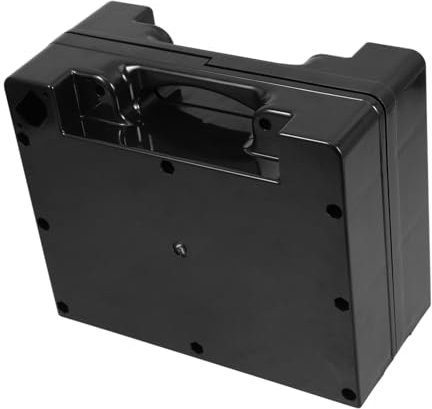 FRCOLOR Electric Wheelchair Battery Box 24v 12ah Plastic Holder for 12v 12ah Batteries Compatible Mobility Scooters Black