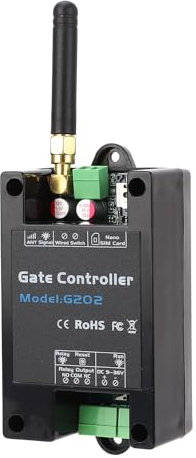 4G Tor öffner, G202 GSM-Tor öffner 2G 3G 4G Garagentor-Zugangs-Fernbedienung, SMS-Befehl GSM-Handy-Zugangs-Controller-Schalter, DC 9-36V