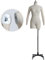 Verstellbare Halbkörper-Schaufensterpuppe aus weichem Schaumstoff. Einsteckbare Stifte zum Anfertigen einer Schneiderpuppe für weibliche Models,Witharms-S-Model80