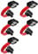 YANBORONSN Cable de datos SATA III, cable de datos SATA de 3 pulgadas, 6,0 Gbps de 7 pines, SATA III hembra a Female (5 paquetes), compatible con SSD de 2,5 pulgadas, unidades de (Upbend)