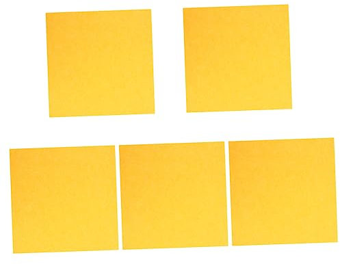 HEMOTON 5 Stück Filz Schallschutzpaneel Schalldämmplatte Wandabdeckung Gelb Akustik Absorber Weich Und Langlebig Zuschneidbar Für Büro Und Zuhause