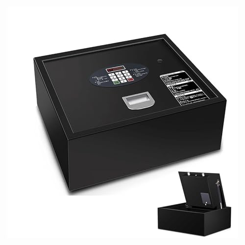 Coffre Fort Encastrable Coffre-Fort Au Sol Armoire Forte Code Safe Petit Coffre Fort pour Hôtel, Bureau, Maison ou Appartement