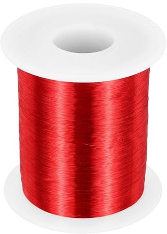 sourcing map 42 AWG Magnet Wire, 42 Gauge / 0.06mm Enameled Copper Wire, 8 oz Magnetic Coil Wire for Transformer, Motor, Electric, 155C(311F)