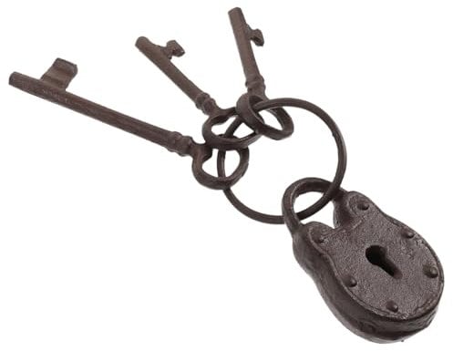 Vaguelly Vintage Cast Iron Key Rustic Wall Key Holder Home Decor Hanging Cast Iron Pendant