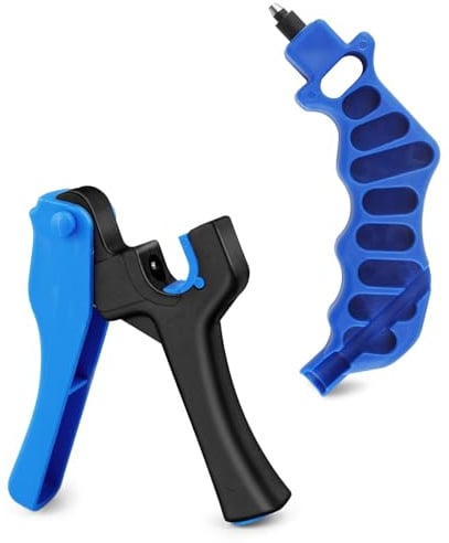 Kalolary Set 2 Pezzi Perforatore Tubo Irrigazione, Foratubi Irrigazione | Strumento 2-in-1 per Forare e Inserire Raccordi per Tubi PE 16/20 mm, Punzone Manuale per Emettitori e Connettori