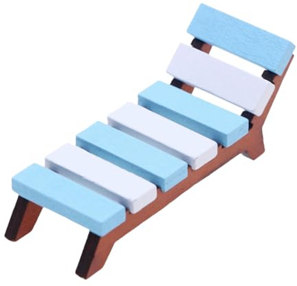 ORFOFE Mini Wooden Sauna Chair Miniature Dollhouse Bench Small Bamboo Sauna Room Decor Miniature Furniture Ornament for Dollhouse Accessories
