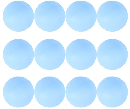 Levemolo Balles de Ping-Pong 40mm sans Couture 60 Pièces PP pour Débutant | Équilibrage Précis, Coutures Lisses, Format Rond, Usage Maison et Extérieur, Facile à Transporter