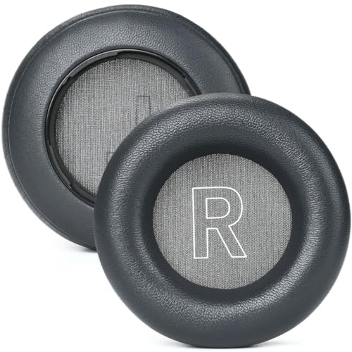 MYAYD Lambskin Memory Foam Replacement Earpads Compatible with Bang & Olufsen Beoplay HX and H9 3rd Gen Over Ear Noise Cancelling Headphones Cover (Black)