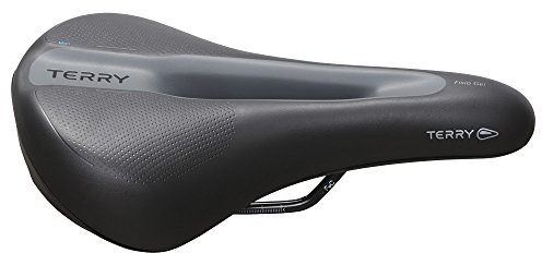 Terry Herren Fisio Gel Fahrradsattel, Schwarz, One Size