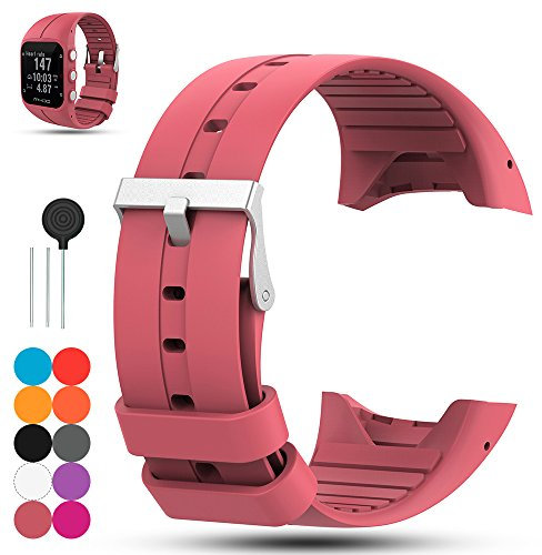 iFeeker Für Polar M400 GPS-Laufuhr Uhrenarmband, Polar M430 Laufuhr Silikon Armband Zubehör Weich Silikon Gummi Ersatz Uhrenarmband Armband Sport Armband für Polar M400 / M430 GPS Laufuhr
