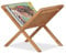 Relaxdays Zeitungsständer Bambus, Ablage, Sammler, Tragegriffe, handlich, platzsparend, stehend, din a4, din a5, natur