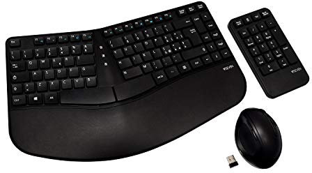 V7 Tastiera ergonomica Mouse Combo